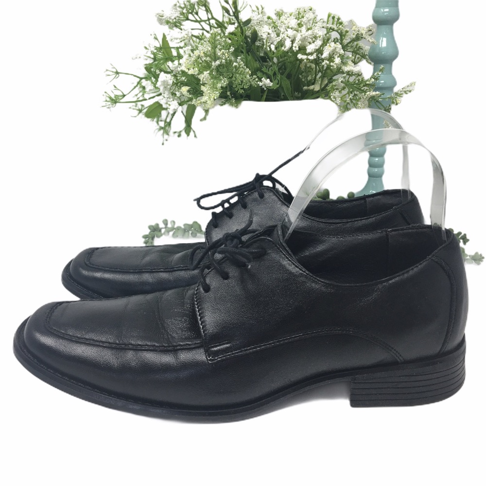 Proenza Mens Derby Black Shoes Size 7.5